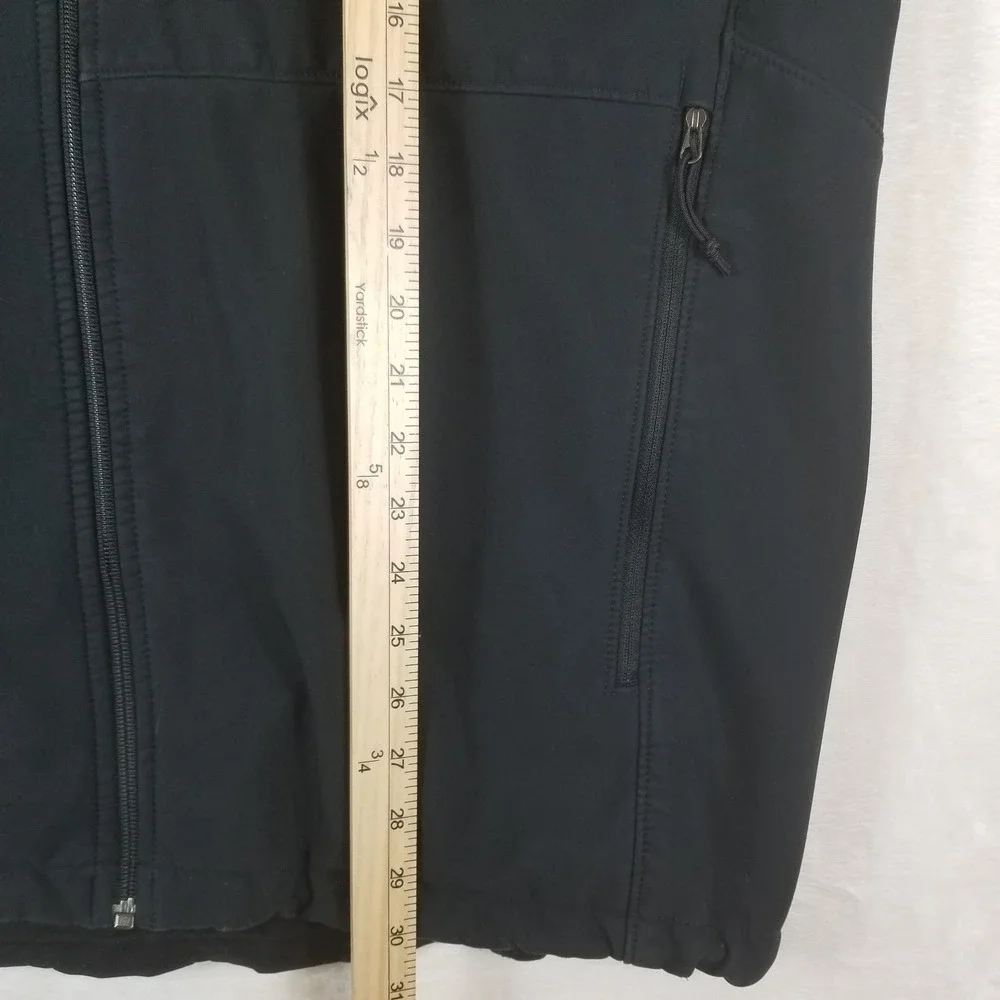 The North Face Softshell Jacket Mens XL Black Full Zip Apex Bionic Coat